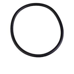 May include: A black rubber gasket ring.