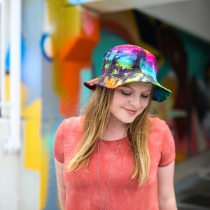 Tie Dye Bucket Hat - Tie Dye Cap - Spiral Tie Dye Adult Hat - Tie Dye Baby Bucket Hat - Hippie - Rainbow Bucket Hat - Hand Dyed - Michigan