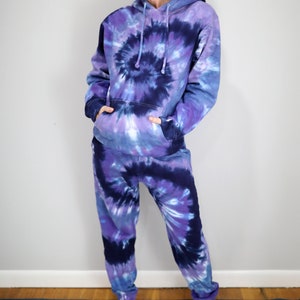 Tie Dye Hoodie & Sweatpants - Tie Dye Heavyweight Sweatsuit - Tye dye Sweatsuit - Comfy Cozy Tie Dye - Unisex - Sizes: S-3XL