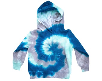 Tie Dye Hoodie Sweatshirt - Handmade - Festival Fashion - Comfy, Cozy, Colorful - Sizes: 2T - Adult XXXXL - Hippie