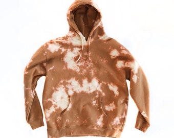 Size: Medium - Tie Dye Hoodie - Unisex Sizing - Tie Dye Sweatshirt - Heavyweight Hooded Pullover Sweatshirt - Neutral Tie Dye  - Hippie