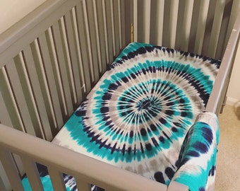 tie dye crib sheets