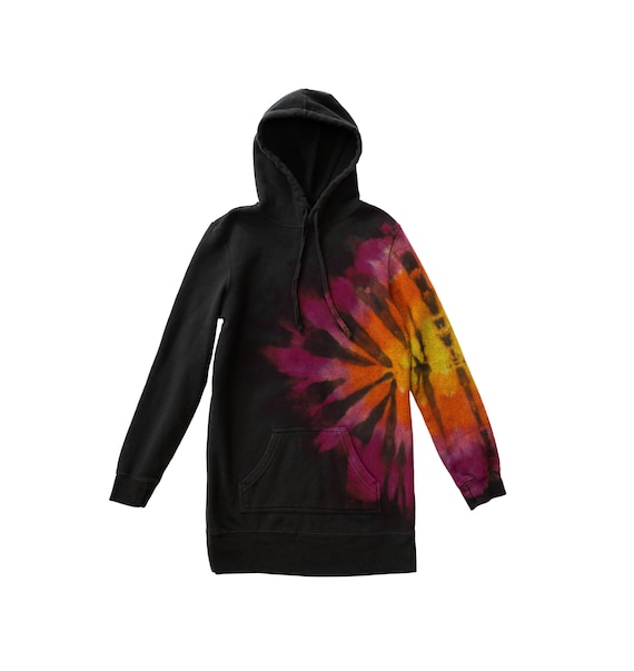 Tie Dye Hoodie Dress Hooded Pullover Dress Women s Hoodie Dress Tie Dye Dress Women s Hoodie Dress Sizes XS 2XL Etsy UK