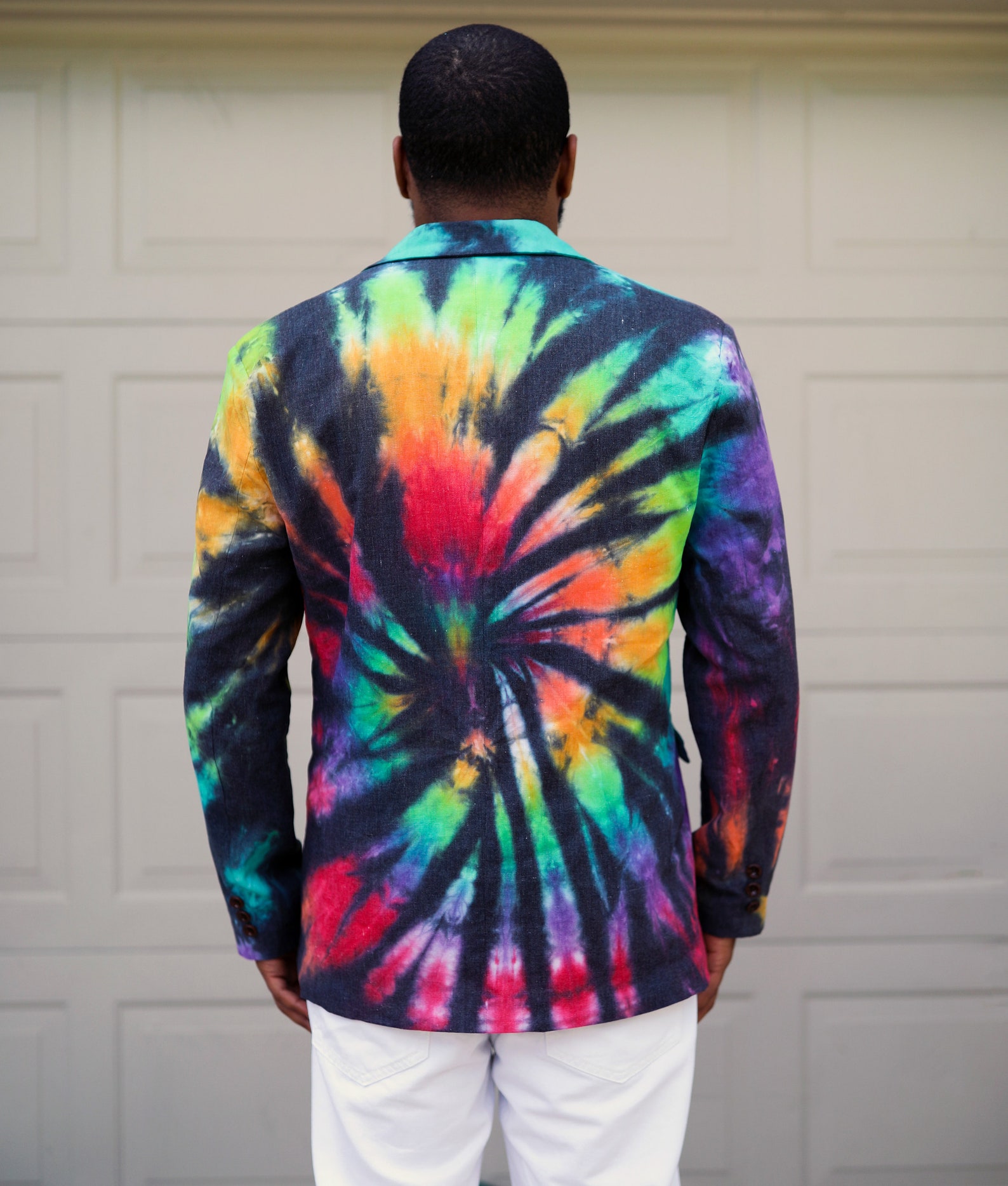 tie dye blazer 77