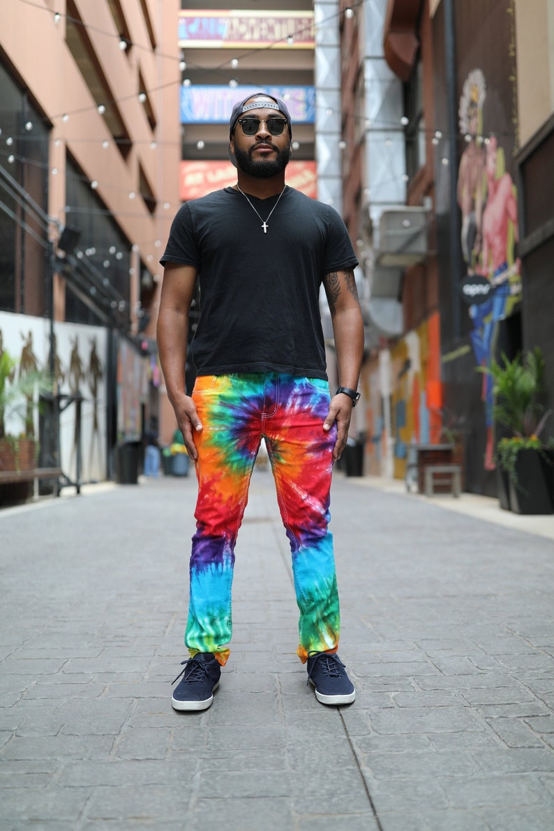tie dye pants designs for men over 50