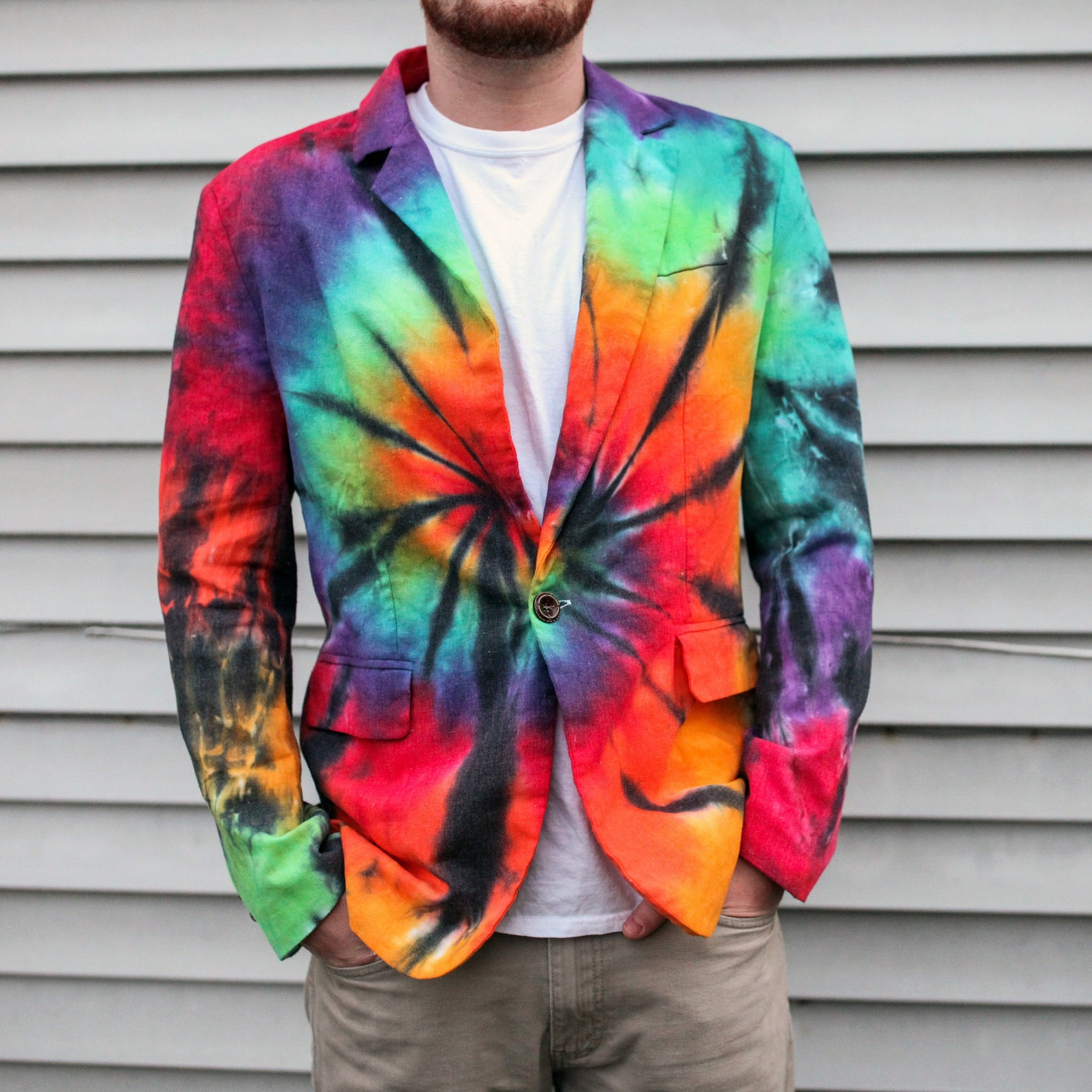 tie dye blazer 77