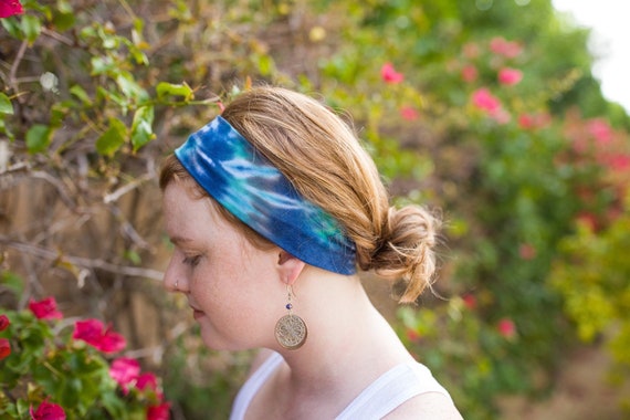 tie dye hair wrap