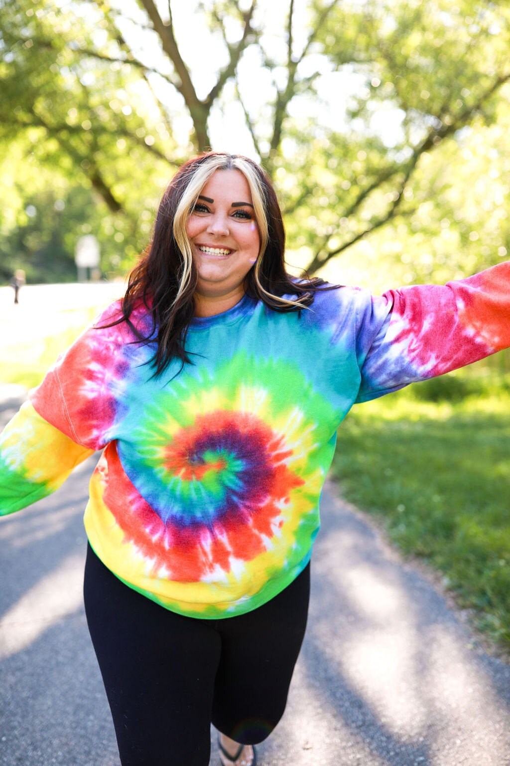 Tie dye sweatshirts womens sale