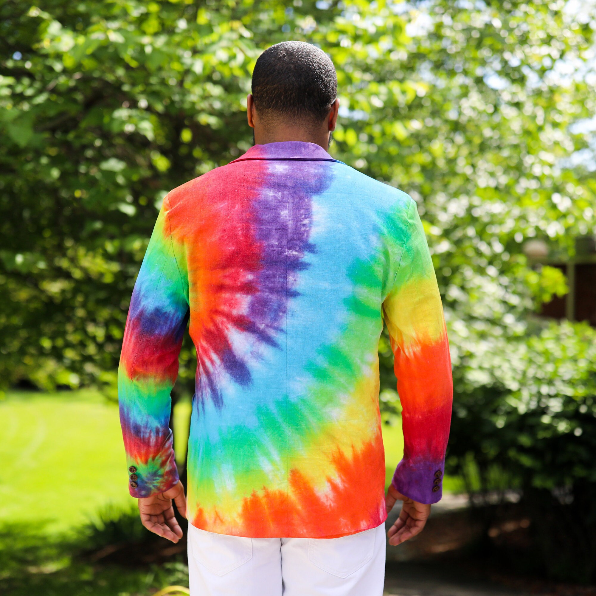 tie dye blazer 77