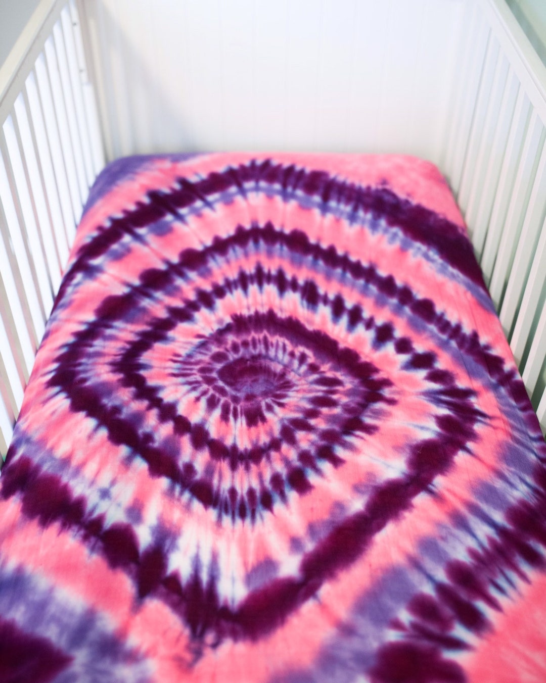 Tie Dye Baby Bedding Tie Dye Organic Cotton Tie Dye Sheet Set Tie Dye