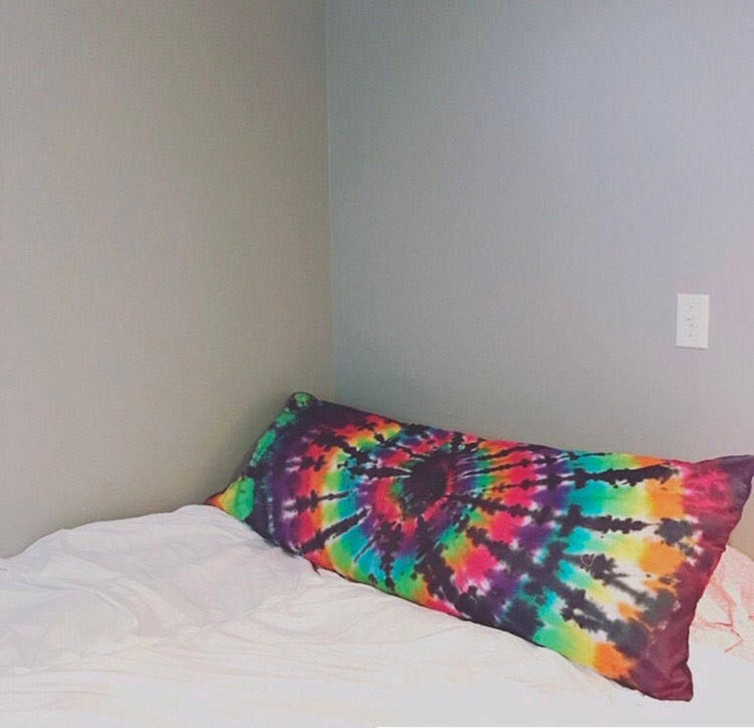 Tie Dye Pillow Cases Tie Dye Bedding Spiral Tie Dye Tie Etsy