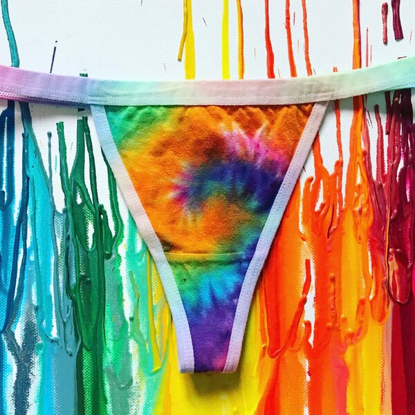 Rainbow Panties Etsy
