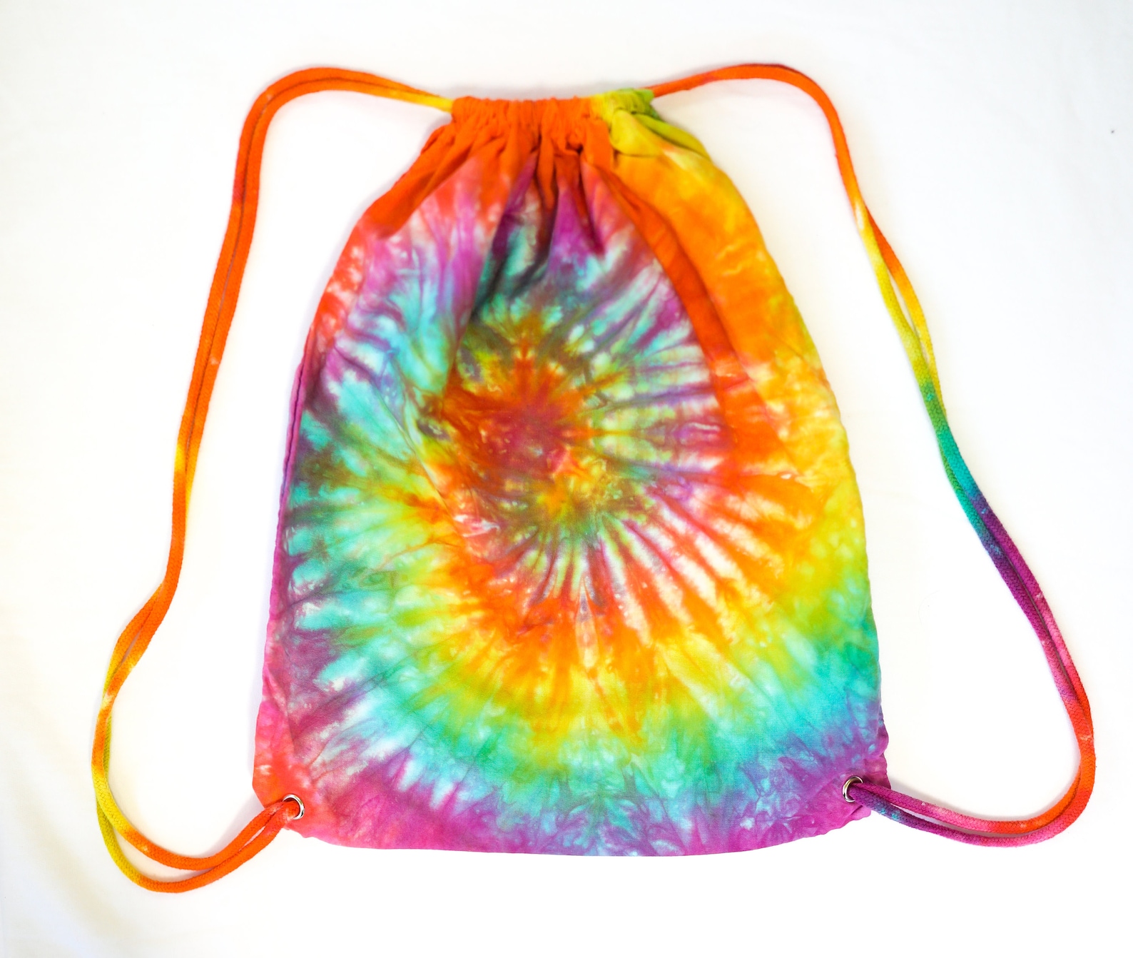 Tie Dye Drawstring Backpack Tye Dye Backpack Tie Dye Bag Etsy