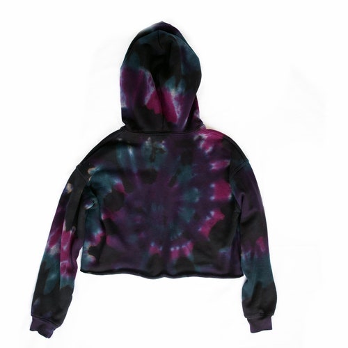 Tie-Dye Long Sleeve Drawstring Hoodie