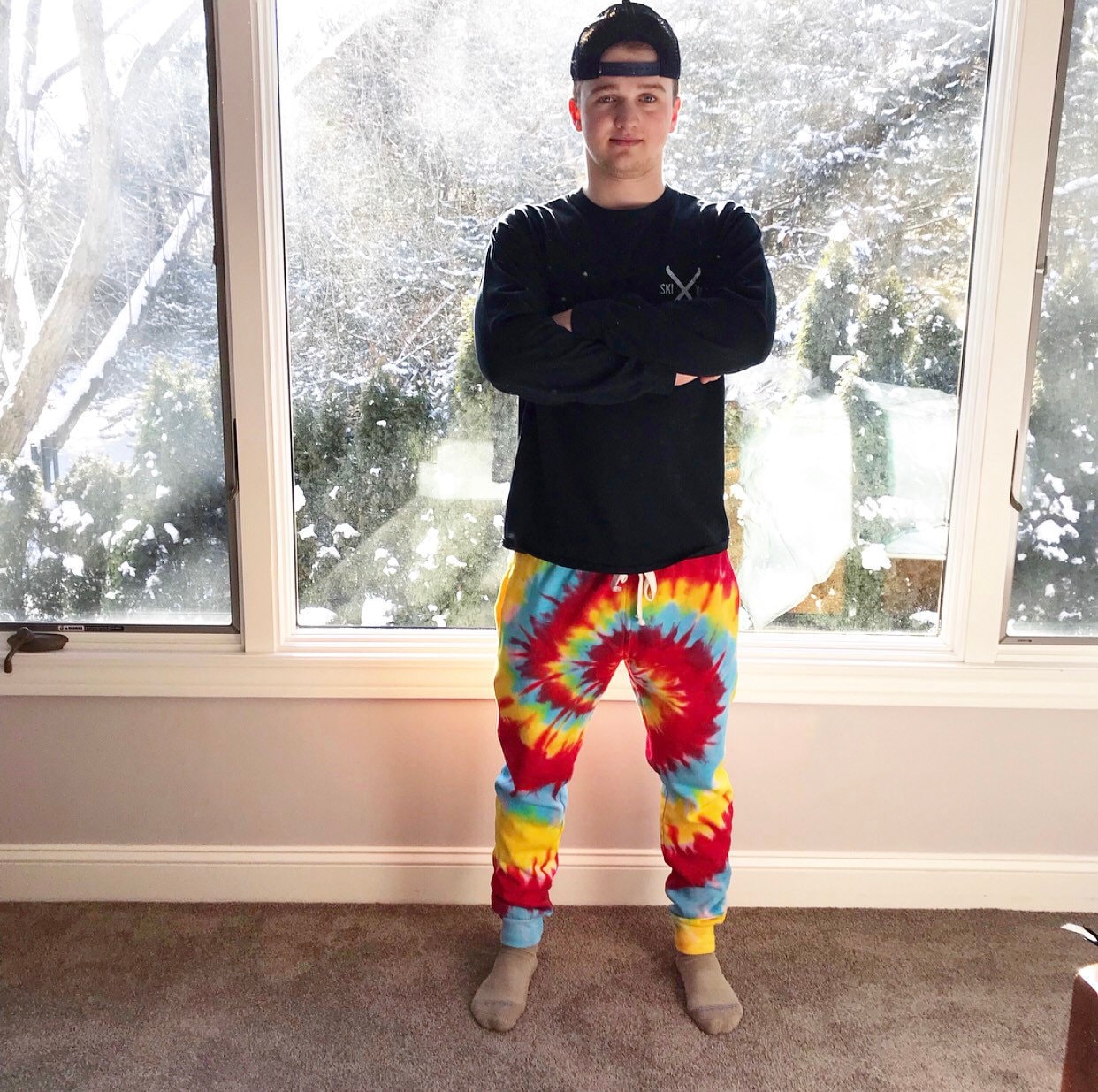 Tie Dye Jogger Men's Tie Dye Sweatpants Men's Tie Dye Joggers