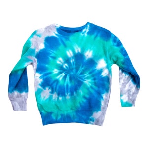 Tie Dye Sweatshirt - Kids Tie Dye Sweatshirt - Baby & Toddler Tie Dye  - Handmade - Michigan Made - Hippie - Sizes: 2T-Youth XL