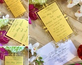 Elvish Wedding Invitation laser cut fantasy lord of the rings inspired party invite customizable Zelda love always