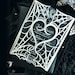 gothic spiderweb halloween wedding invitation laser cut gatefold spooky love heart party