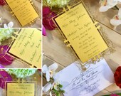 Elvish Wedding Invitation laser cut fantasy lord of the rings inspired party invite customizable Zelda love always
