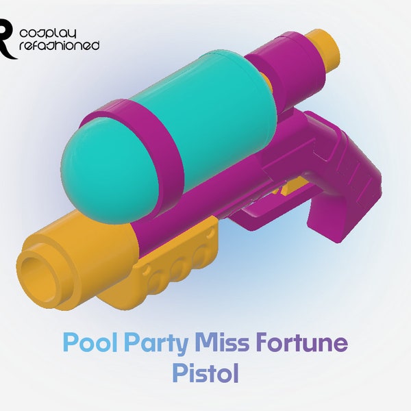 Pool Party Miss Fortune Water Pistol 3D Model