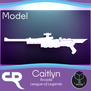 3D MODEL - Arcade Caitlyn Prop