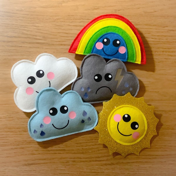 Fun Felt Weather Magnets/ Teaching Tools/ Teaching the Weather