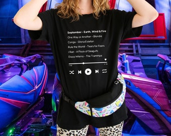 Cosmic Rewind Mix Playlist T-Shirt | Guardians Galaxy
