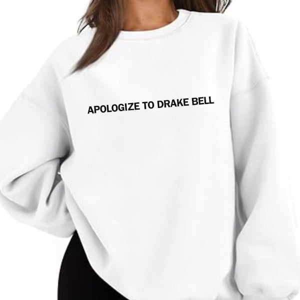 Apologize to Drake Bell Sweatshirt T-Shirt | Nick Quiet on Set Justice