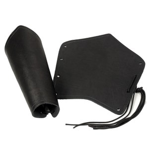 Plain Medieval Arm Bracers - Leather