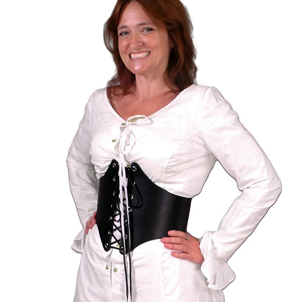 Leather Lingerie Waist Cincher