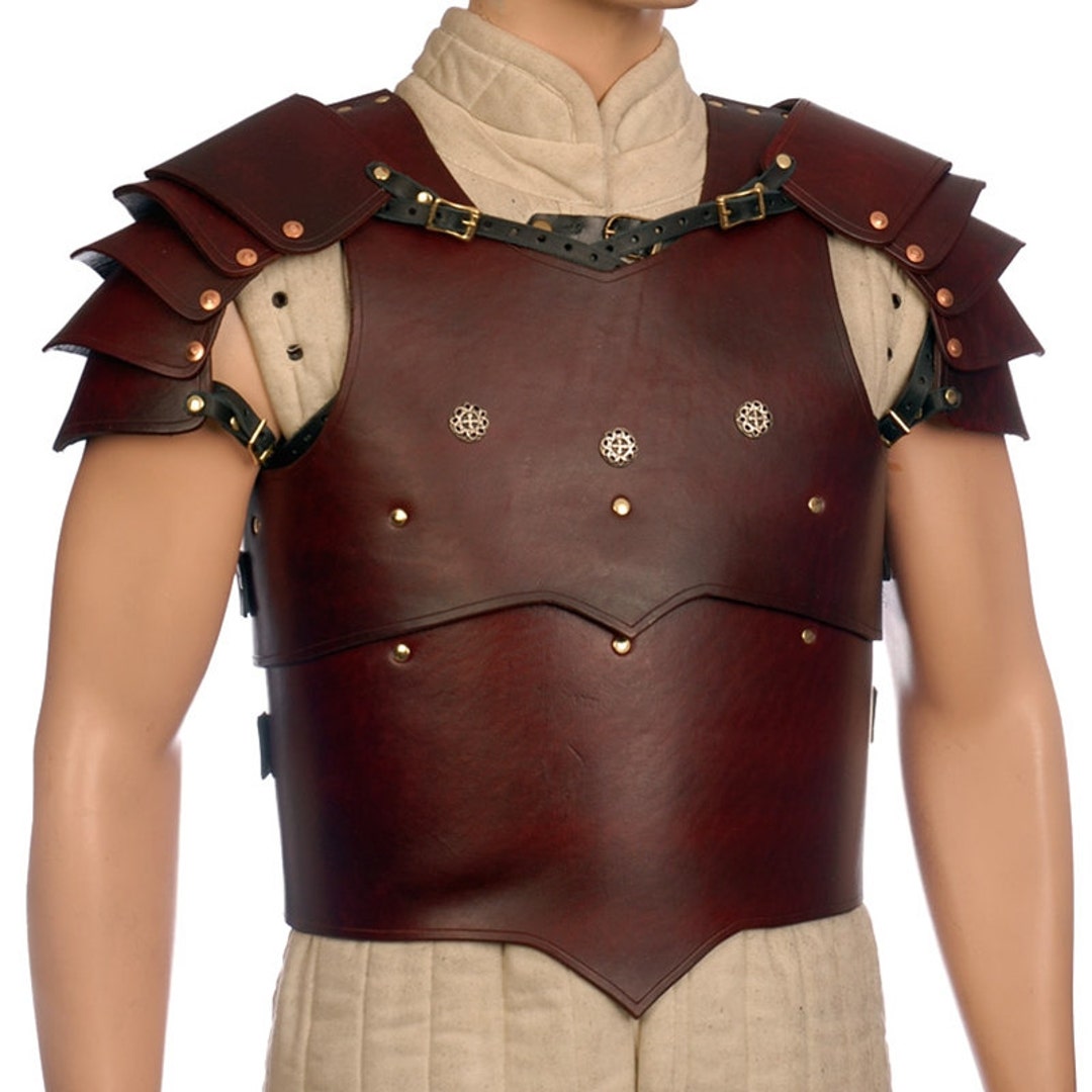 Viking Armor. Leather Armor for Halloween, Viking Costume, Cosplay or Larp  