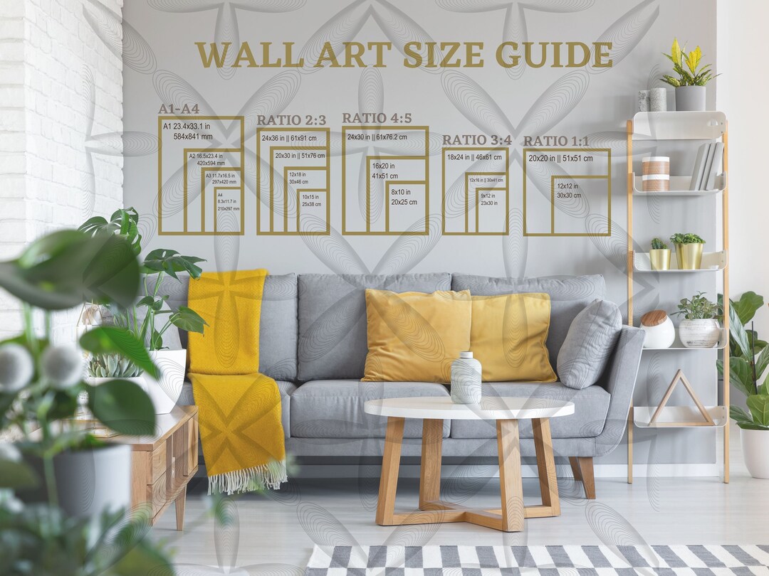 Wall Art Size Guide Wall Art Template Frame Size Guide Wall Art Display