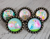 American Glass Knob Children Room Door Knob Drawer Knob Wardrobe Door Knob