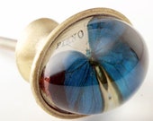 American Butterfly Pattern Glass Knob Door Knob Drawer Knob Wardrobe Door Knob