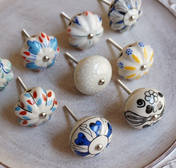 American Simple Ceramic Knob American Door Knob Drawer Knob Cabinet Knob