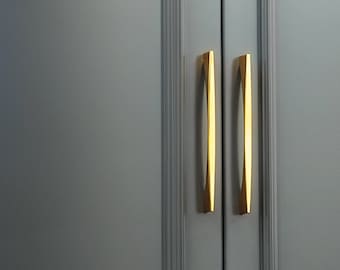 Poignée de porte de tiroir en or américain simple moderne