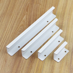 Modern White Drawer Door Pull Handle Wardrobe Door Pull Handle European Pull Handle