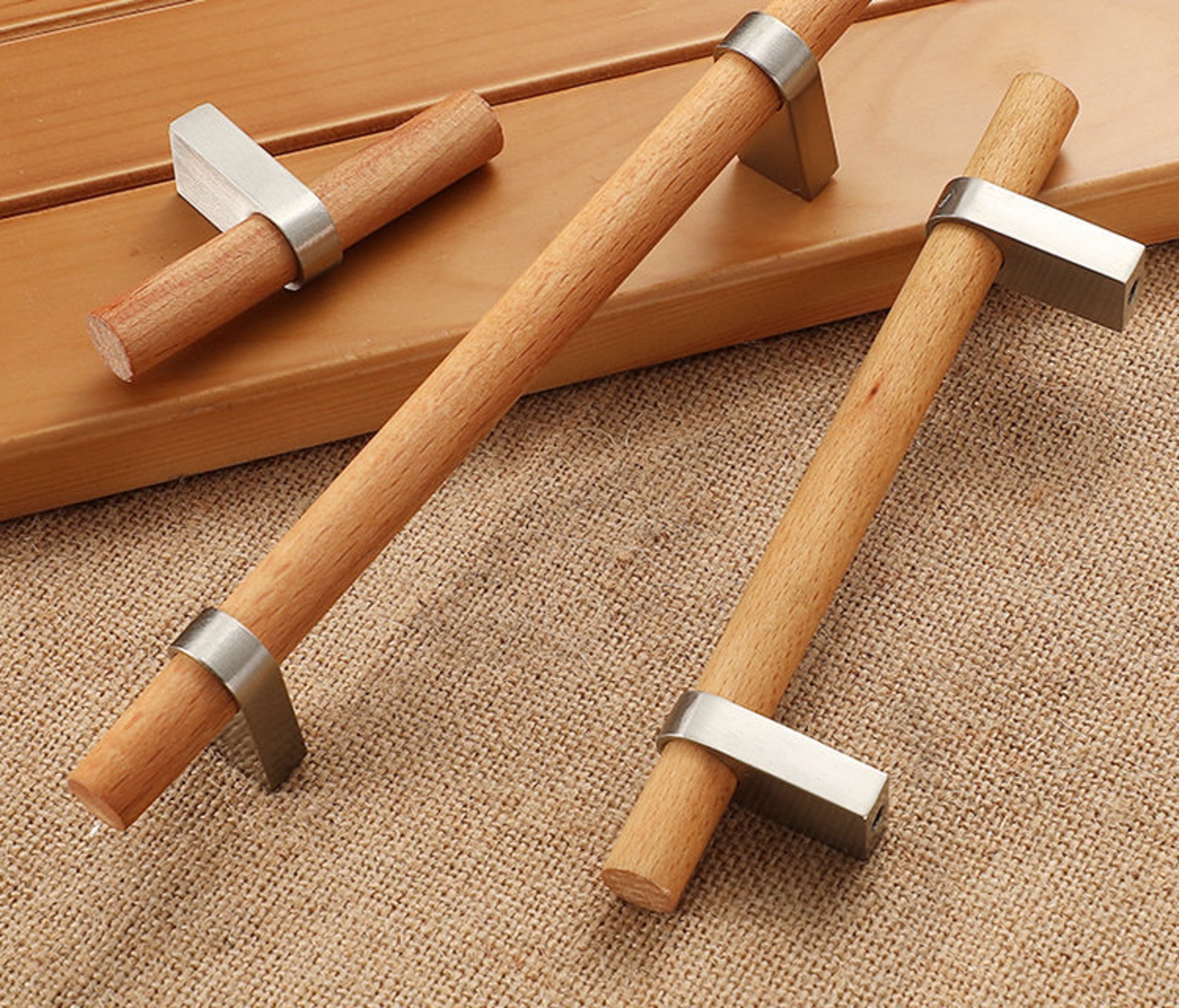 Wood Door Pull Handle Wardrobe Door Pull Handle Door Etsy