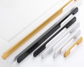 Long Pull Handle Modern Simple Black Gold Drawer Door Pull Handle Wardrobe Door Pull Handle European Pull Handle