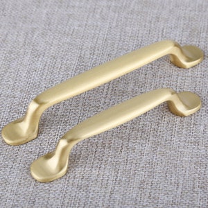 Retro Brass Cabinet Door Cabinet Wardrobe Drawer Door Pull Handle