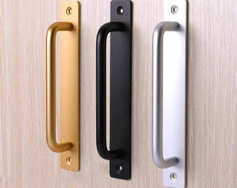 PrecisionGeek 16mm Poignée de porte//tiroir arrondie Laiton Noir Lot de 4