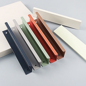 Modern Cabinet Wardrobe Cabinet Door Pull Handle Drawer Aluminum Alloy Door Pull Handle Invisible Pull Handle Concealed Pull Handle