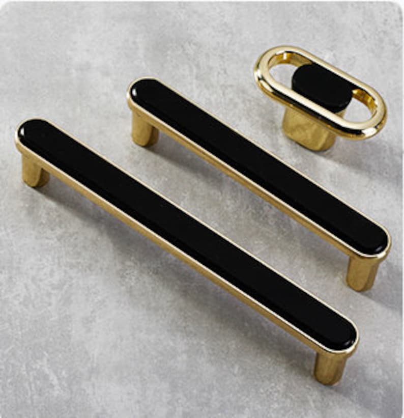 Modern Gold Pull Handle Light Luxury Pull Handle Nordic Etsy