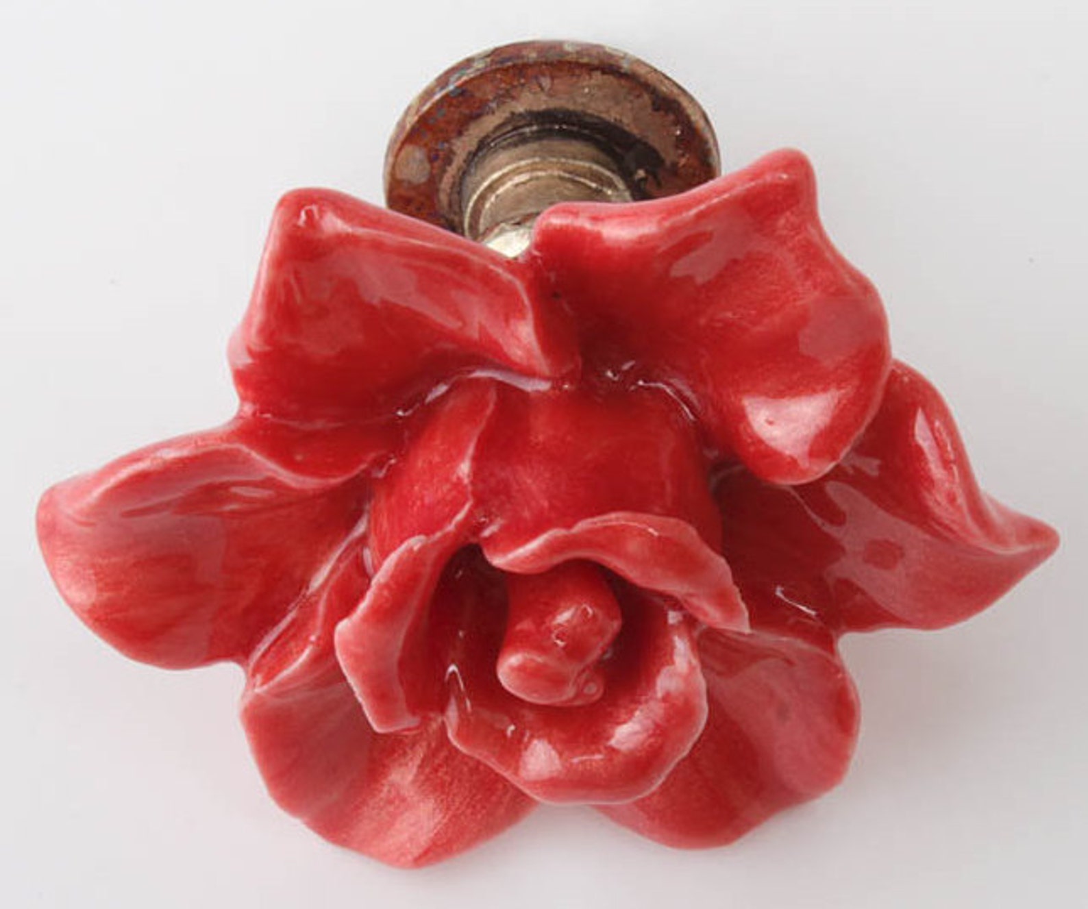 Flower Knob Resin Knob American Knob Door Knob Dresser Knob Etsy