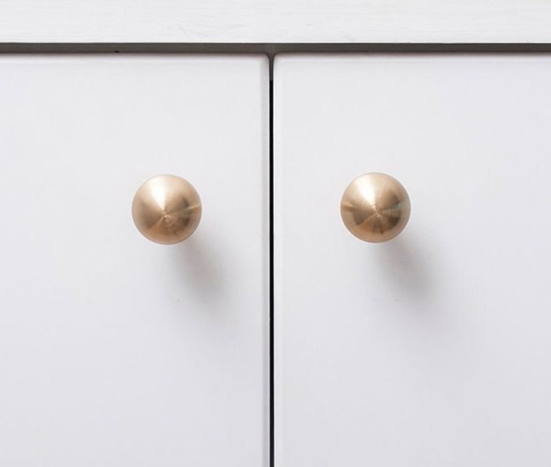 Brass Knobs Nordic Wardrobe Simple Door Knobs Drawer Knobs