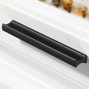 Long Pull Handle Modern Simple Black Gold Drawer Door Pull Handle Wardrobe Door Pull Handle European Pull Handle