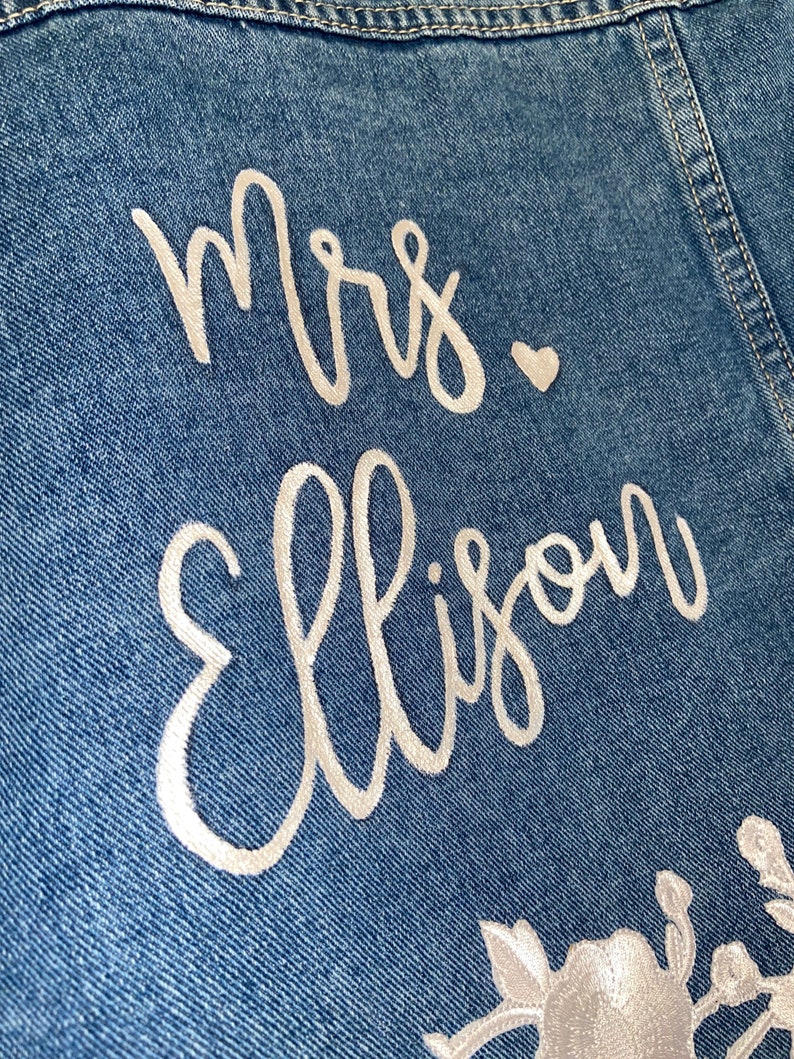 Custom Bridal Jean Jacket