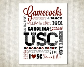 South Carolina Gamecocks Wall Art