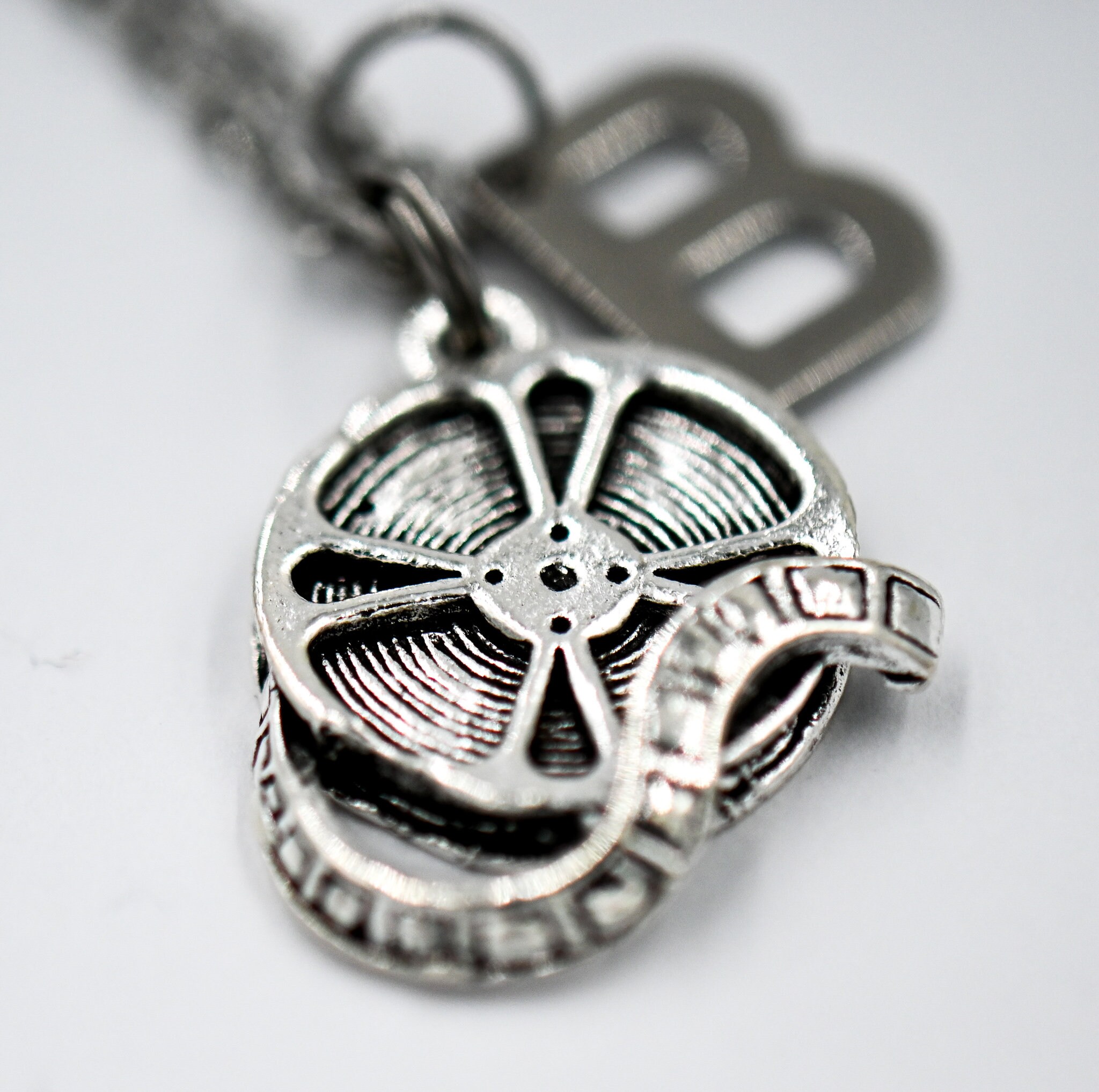 Movie Necklace Film Reel Charm Personalized Necklace Charm Etsy UK