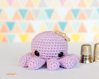 Amigurumi octopus crochet, Octopus stuffed animal doll, Kawaii crochet plush octopus, Mini crochet amigurumi kawaii octopus, Stuffed octopus